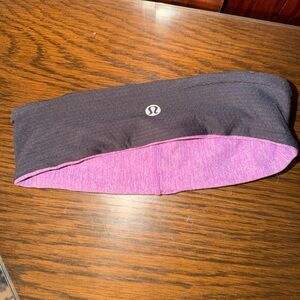 Lululemon Grey and Pink Headband